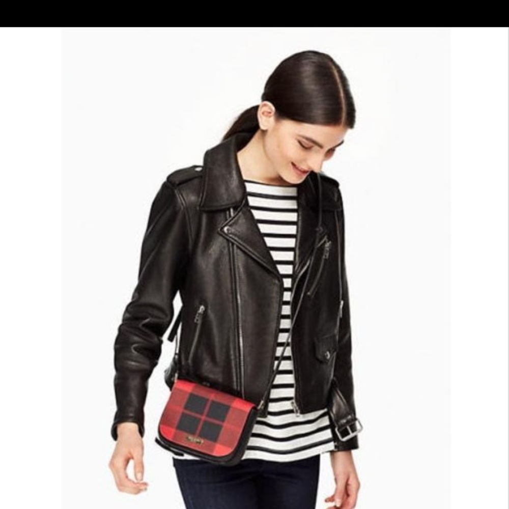 Kate spade plaid crossbody purse